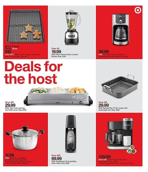 kitchen appliances, small appliances, cookware, coffee makers, blenders, roasting pans, cooking equipment, sale promotion, minimalist, energetic, red, black friday